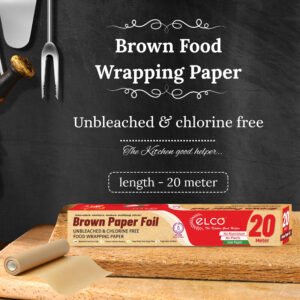 ELCO Brown Food Wrapping & Baking Paper-20M