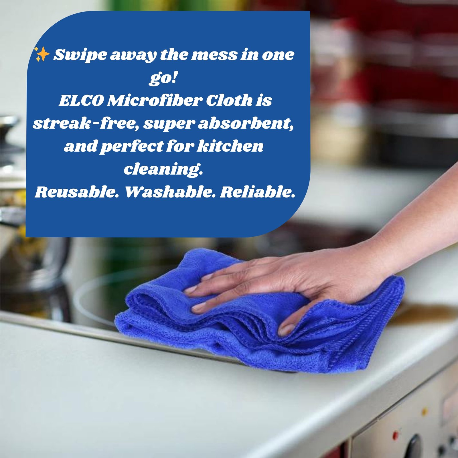 ELCO Microfiber Cleaning Cloths-Pack of 2 - Image 5