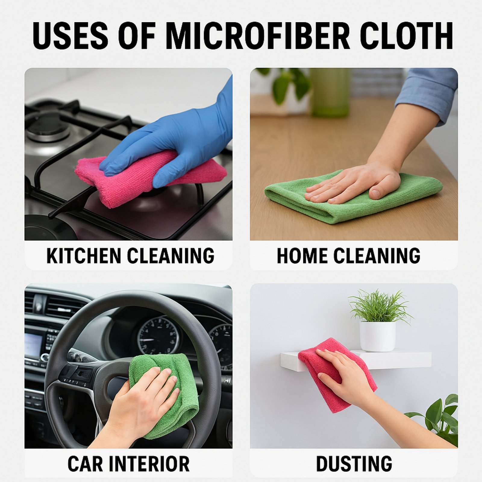 ELCO Microfiber Cleaning Cloths-Pack of 2 - Image 2