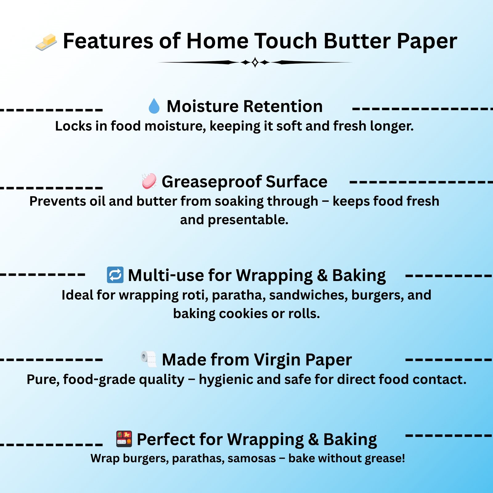 HOME TOUCH Butter Paper-500gram - Image 7