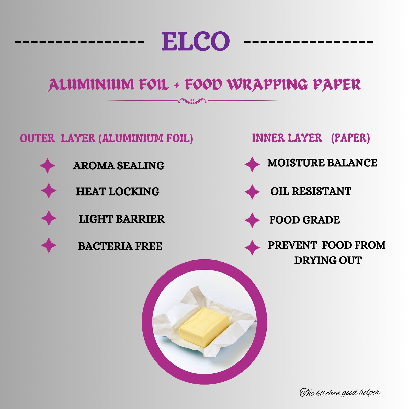ELCO silver butter paper - Image 10
