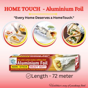 Aluminium Foil Roll-HOME TOUCH-72meter